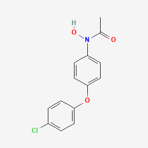 Acetamide, N-(4-(4-chlorophenoxy)phenyl)-N-hydroxy-