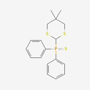 (5,5-Dimethyl-1,3-dithian-2-yl)(diphenyl)sulfanylidene-lambda~5~-phosphane