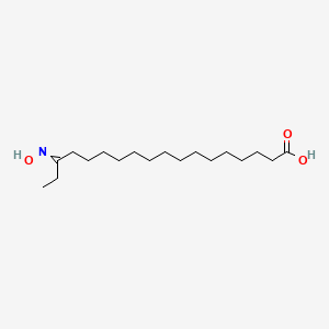 molecular formula C18H35NO3 B14329680 16-(Hydroxyimino)octadecanoic acid CAS No. 111864-05-2