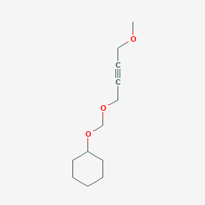 {[(4-Methoxybut-2-YN-1-YL)oxy]methoxy}cyclohexane