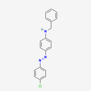 N-Benzyl-4-[(E)-(4-chlorophenyl)diazenyl]aniline