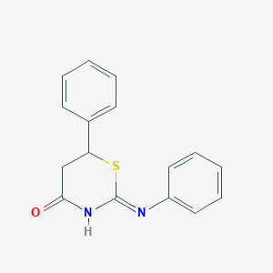 2-Anilino-6-phenyl-5,6-dihydro-4H-1,3-thiazin-4-one