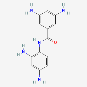 molecular formula C13H15N5O B14329754 Benzamide, 3,5-diamino-N-(2,4-diaminophenyl)- CAS No. 109144-80-1