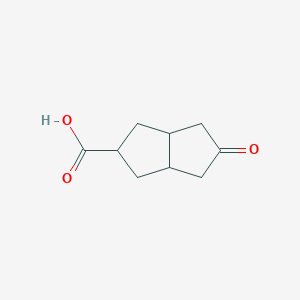 molecular formula C9H12O3 B1432977 5-Oxooctahydropentalene-2-carboxylic acid CAS No. 1785229-91-5