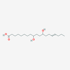 9,12-Dihydroxynonadec-15-enoic acid