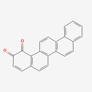 molecular formula C22H12O2 B14329783 Picene-1,2-dione CAS No. 103088-84-2