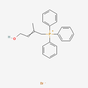 (4-Hydroxy-2-methylbut-2-en-1-yl)(triphenyl)phosphanium bromide