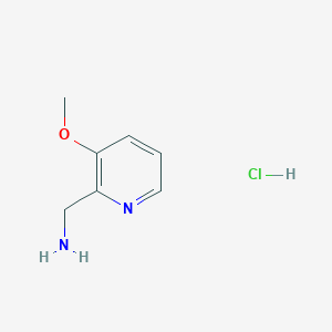 molecular formula C7H11ClN2O B1432981 (3-甲氧基吡啶-2-基)甲胺盐酸盐 CAS No. 1588441-00-2