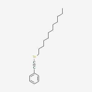 [(Dodecyltellanyl)ethynyl]benzene