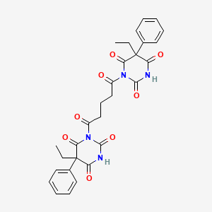 molecular formula C29H28N4O8 B14329834 Gluphene CAS No. 100596-77-8