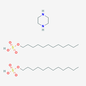 Dodecyl hydrogen sulfate;piperazine