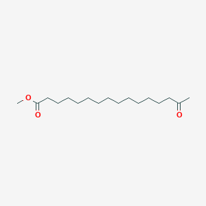 molecular formula C17H32O3 B14329845 Methyl 15-oxohexadecanoate CAS No. 99706-71-5