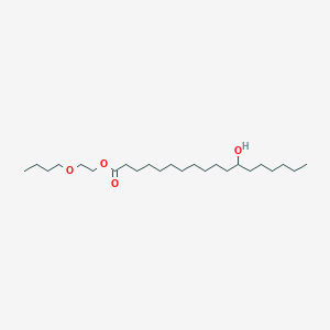 molecular formula C24H48O4 B14329871 2-Butoxyethyl 12-hydroxyoctadecanoate CAS No. 105426-23-1