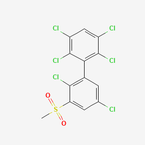 2,2',3,5,5',6-Hexachloro-3'-(methylsulfonyl)-1,1'-biphenyl