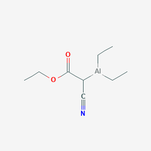 Ethyl cyano(diethylalumanyl)acetate