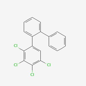 molecular formula C18H10Cl4 B14329919 Tetrachloroterphenyl CAS No. 106105-06-0