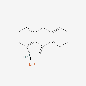 molecular formula C16H11Li B14329961 lithium;2,6-dihydroaceanthrylen-2-ide CAS No. 109686-31-9