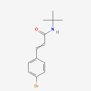 3-(4-bromophenyl)-N-tert-butylprop-2-enamide