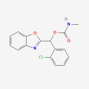 (1,3-Benzoxazol-2-yl)(2-chlorophenyl)methyl N-methylcarbamate