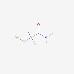 molecular formula C6H12NOSe B14329993 CID 78060829 