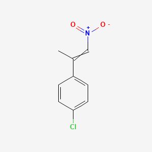 molecular formula C9H8ClNO2 B14330025 1-Chloro-4-(1-nitroprop-1-en-2-yl)benzene CAS No. 109757-70-2