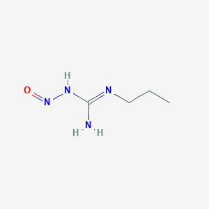 molecular formula C4H10N4O B14330038 N-Nitroso-N''-propylguanidine CAS No. 106984-35-4