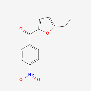 molecular formula C13H11NO4 B1433006 2-乙基-5-(4-硝基苯甲酰)呋喃 CAS No. 1376300-86-5