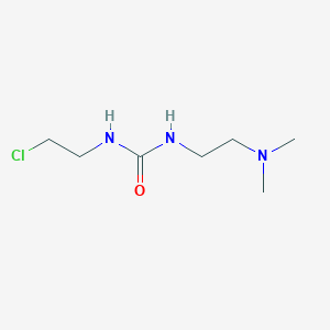 molecular formula C7H16ClN3O B14330060 N-(2-Chloroethyl)-N'-[2-(dimethylamino)ethyl]urea CAS No. 105996-24-5