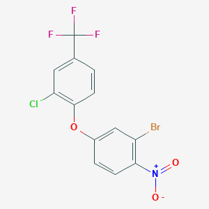 1-(3-Bromo-4-nitrophenoxy)-2-chloro-4-(trifluoromethyl)benzene