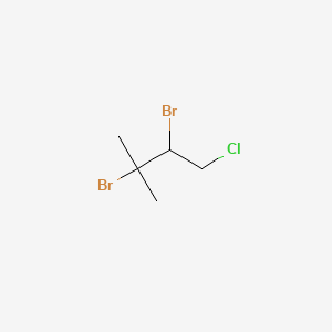 molecular formula C5H9Br2Cl B14330149 3-Methyl-2,3-dibromo-1-chlorobutane CAS No. 111712-51-7