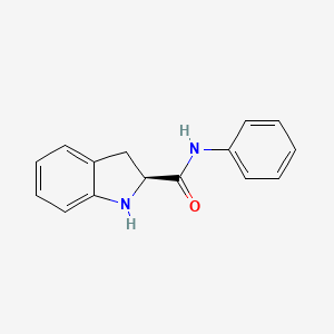 (2S)-2,3-Dihydro-N-phenyl-1H-indole-2-carboxamide