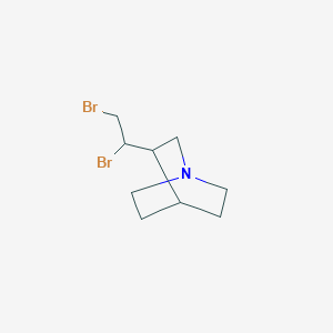 3-(1,2-Dibromoethyl)-1-azabicyclo[2.2.2]octane