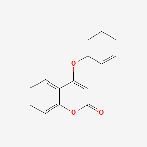 4-[(Cyclohex-2-en-1-yl)oxy]-2H-1-benzopyran-2-one