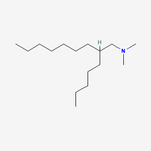 molecular formula C16H35N B14330210 N,N-Dimethyl-2-pentylnonylamine CAS No. 99916-30-0