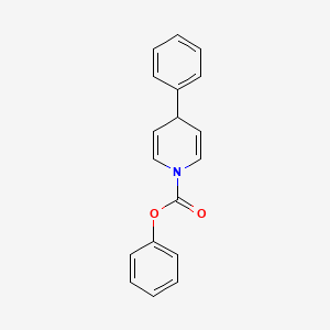 1(4H)-Pyridinecarboxylic acid, 4-phenyl-, phenyl ester