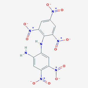 4,5-Dinitro-N~1~-(2,4,6-trinitrophenyl)benzene-1,2-diamine