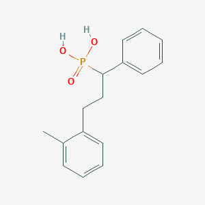 [3-(2-Methylphenyl)-1-phenylpropyl]phosphonic acid