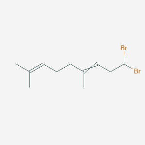 9,9-Dibromo-2,6-dimethylnona-2,6-diene