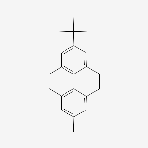 molecular formula C21H24 B14330297 2-Tert-butyl-7-methyl-4,5,9,10-tetrahydropyrene CAS No. 108545-97-7