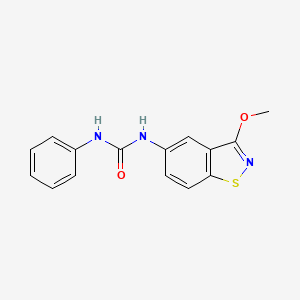 1-(3-Methoxy-1,2-benzothiazol-5-yl)-3-phenylurea