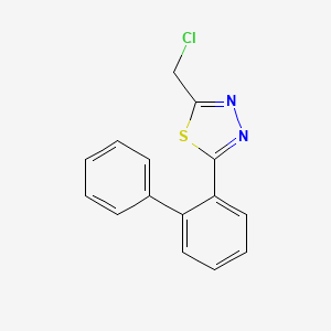 2-([1,1'-Biphenyl]-2-yl)-5-(chloromethyl)-1,3,4-thiadiazole