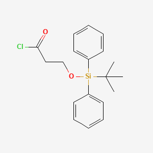 3-{[tert-Butyl(diphenyl)silyl]oxy}propanoyl chloride