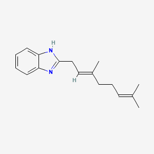 2-((2E)-3,7-Dimethylocta-2,6-dienyl)-1H-benzimidazole