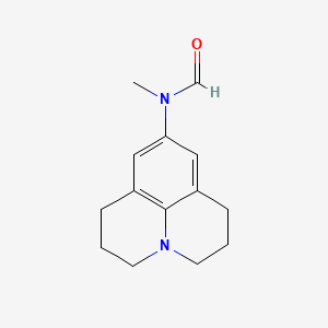 molecular formula C14H18N2O B14330487 9-(N-Methylformamido)julolidine CAS No. 101398-40-7