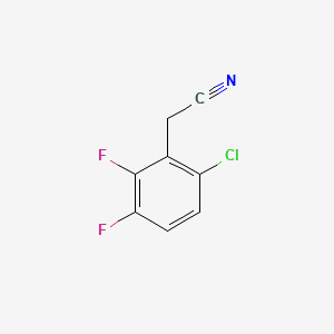 molecular formula C8H4ClF2N B1433051 6-Chloro-2,3-difluorophenylacetonitrile CAS No. 1373920-84-3