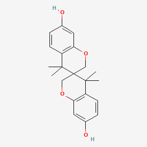 4,4,4',4'-Tetramethyl-2H,2'H,4H,4'H-3,3'-spirobi[[1]benzopyran]-7,7'-diol