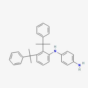 N~1~-[2,3-Bis(2-phenylpropan-2-yl)phenyl]benzene-1,4-diamine