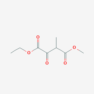 molecular formula C8H12O5 B14330579 4-Ethyl 1-methyl 2-methyl-3-oxobutanedioate CAS No. 99380-58-2