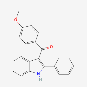 (4-Methoxyphenyl)(2-phenyl-1H-indol-3-yl)methanone