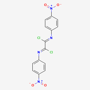 Ethanediimidoyl dichloride, bis(4-nitrophenyl)-